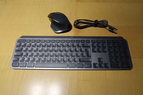 Logitech yr0073 MX Keys Business Trådløst tastatur + mus 