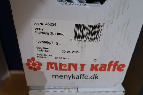 37 poser Meny kaffe, Friskbryg bld. 500g