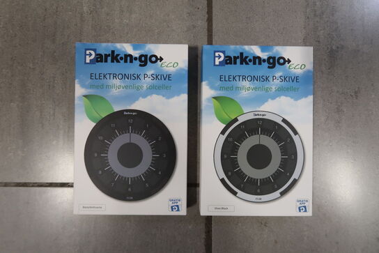 2 stk. PARK-N-GO ECO FS38 Parkeringsskive - Antrazit