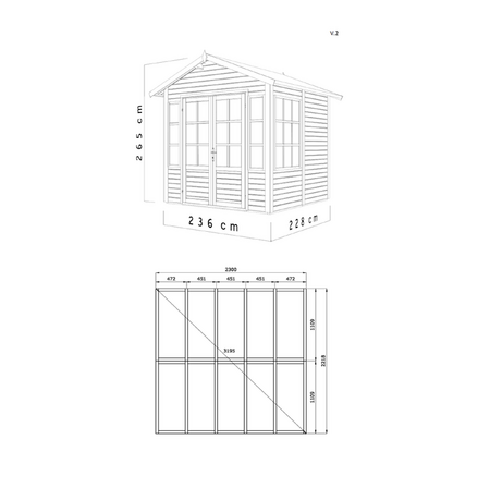 5,4 kvm. Pavillon