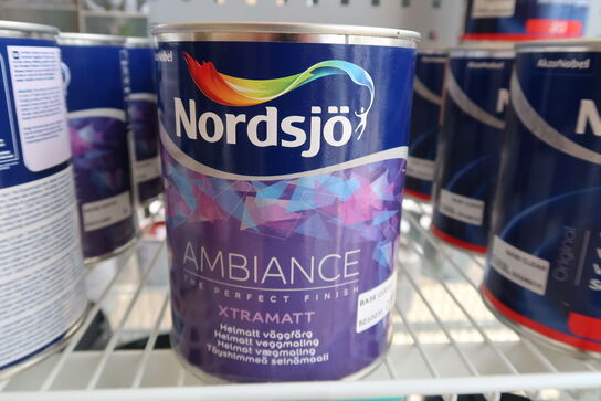 3 stk. Nordsjø Ambiance helmat vægmaling 0,93 ltr. - Base clear