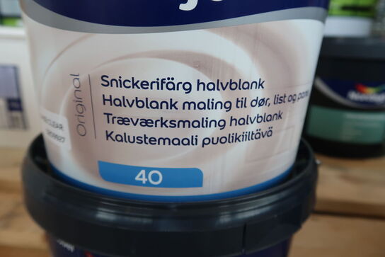 2 stk. Nordsjø Træværksmaling halvblank 2,35 ltr. - Base clear