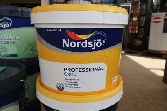 3 stk. Nordsjø Professional GrovSpartel 10 ltr. 