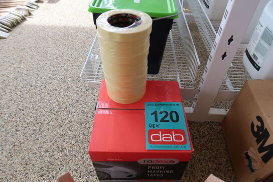 48 ruller Radex Profi 80c masking tape - 18mm x 50m