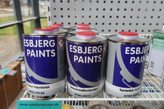 7 stk. ass. Esbjerg Paints 