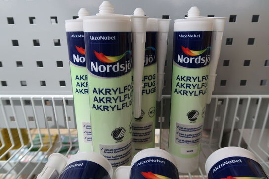 11 stk. Nordsjö Akrylfuge Hvid, 300 ml