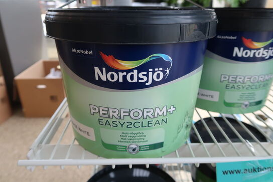 3 stk. Nordsjø Proform+ Easy2Clean mat vægmaling 2,5 ltr. - Base white