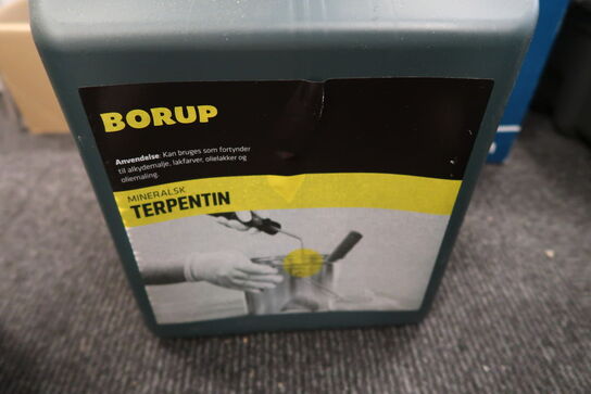 3 fl. Bourp Terpentin 5 liter