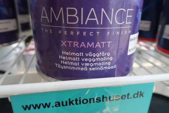 3 stk. Nordsjø Ambiance helmat vægmaling 0,93 ltr. - Base clear