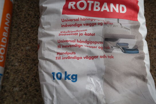 2 stk. Knauf Rotband universal håndgipspuds 10 kg 