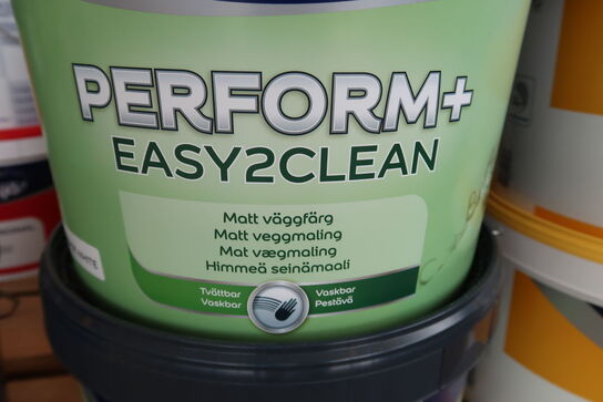 3 stk. Nordsjø Proform+ Easy2Clean mat vægmaling 10 ltr. - Base white