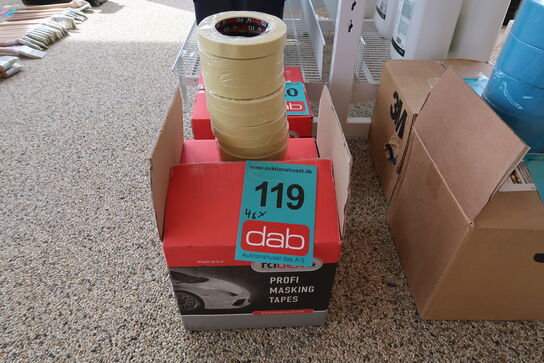 48 ruller Radex Profi 80c masking tape - 18mm x 50m