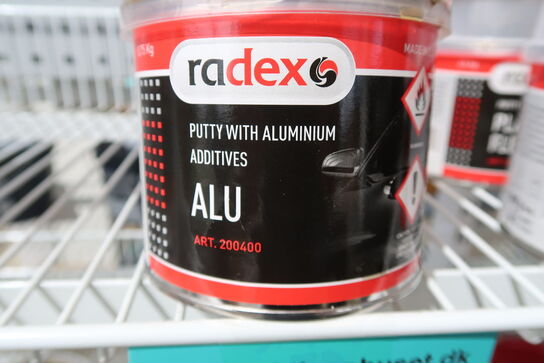 3 stk. Radex alu putty 0,75KG + hardner