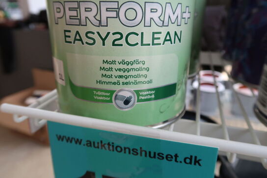 3 stk. Nordsjø Proform+ Easy2Clean mat vægmaling 1 ltr. - Base white