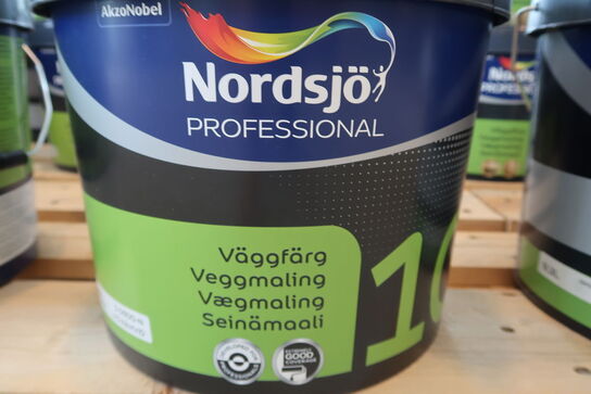 Nordsjø Professional 10 Vægmaling 10 ltr. - Lys Råhvid