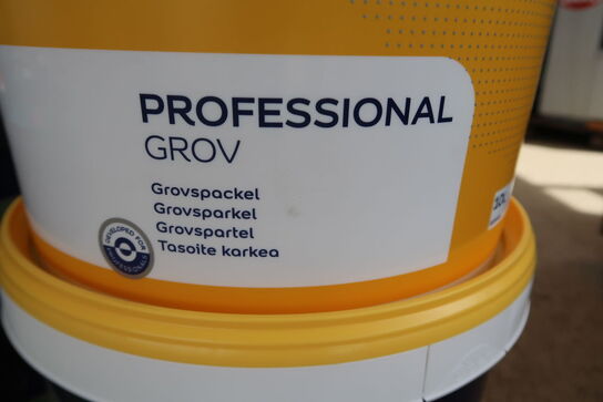 3 stk. Nordsjø Professional GrovSpartel 10 ltr. 