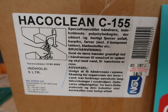 4 stk. Hacoclean C-155 - 5 ltr. 