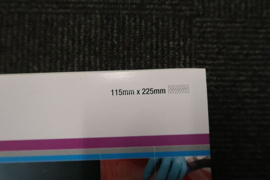 2 ks. 3M Hookit Purple+ 115x225mm Sandpapir 120  - 50 stk. i hver æske