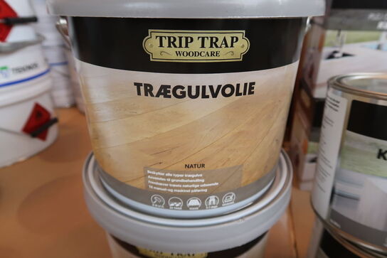 2 stk. Trip Trap trægulvolie natur 2,5 L