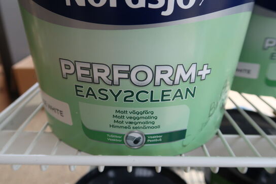 3 stk. Nordsjø Proform+ Easy2Clean mat vægmaling 2,5 ltr. - Base white