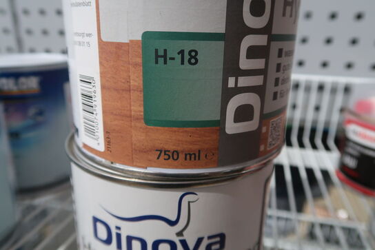 2 stk. Dinolin Dinova Hydro Holz-Isogrund 0,75l