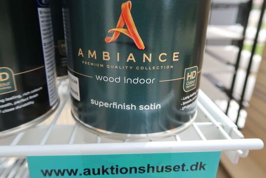 6 stk. Nordsjø Ambiance Wood indoor superfinish salin 0,93 ltr. Base clear