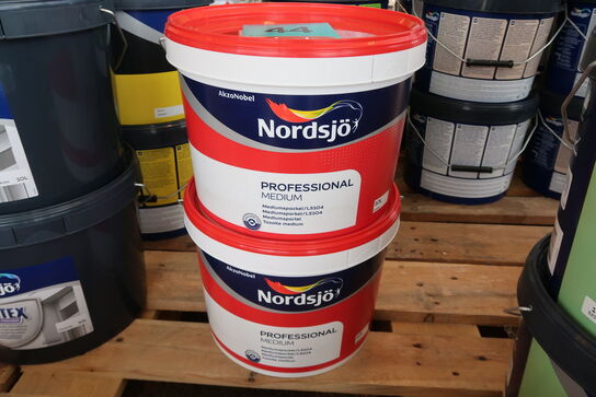 2 stk. Nordsjø Professional Mediumspartel 10 ltr. 