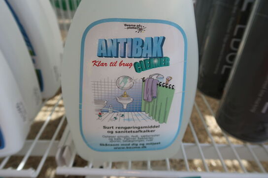 4 stk. ANTIBAK CLEANER 750 ML. SPRAY SANITETSAFKALKER