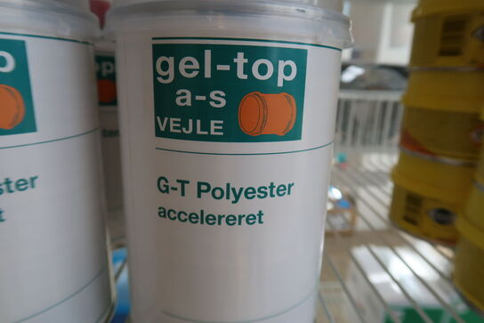 4 stk. Gel-top Polyester accereret 1 kg