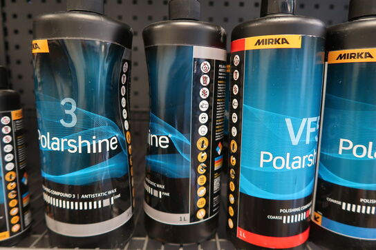 9 stk. Mirka Polarshine produkter 1L