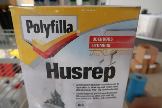 3 st. Polyfilla husrep letvægtsfiller 1 kg