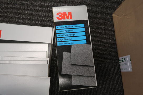 8+1 pk. 3M Coated Abrasive Sheets P1000 - 230x280mm