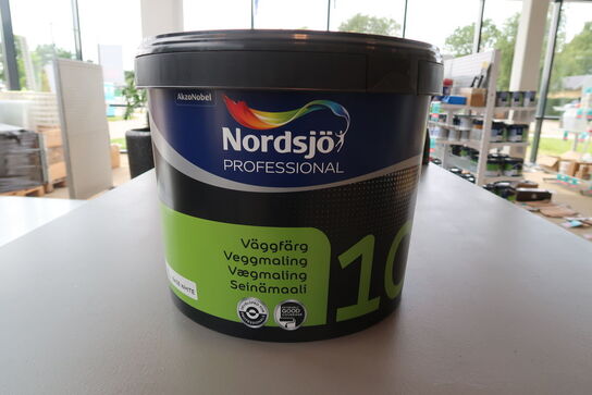 3 stk. Nordsjø Professional 10 Vægmaling 10 ltr. - Base white