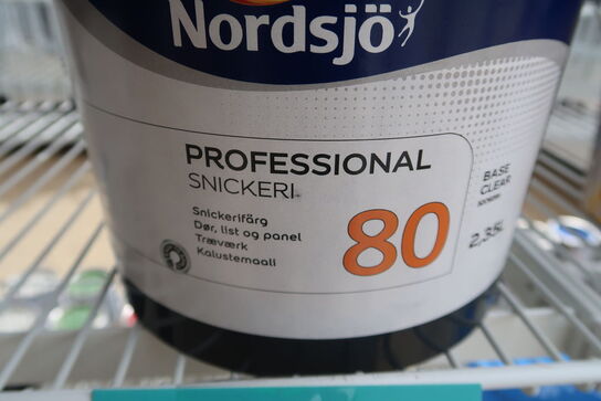 Nordsjø Professional 80  Dør-, list- & panelmaling 2,325 ltr. - Base clear