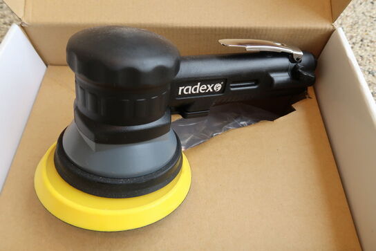 Radex 2-Hand Random Orbital sander non vacuum 5" dia pad 15 mm