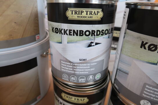 4 stk. Trip Trap køkkenbordsolie natur 0,75 L