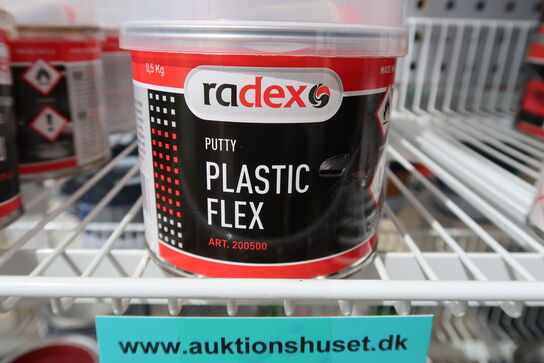 5 stk. Radex Plastic Flex putty 0,5KG + hardner