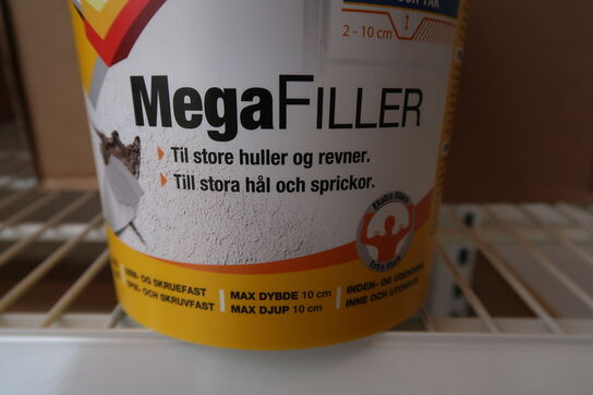 6 stk. Polyfilla megafiller store huller 1 L