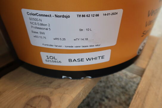 Nordsjø Professional 5 Vægmaling 10 ltr. - Base white