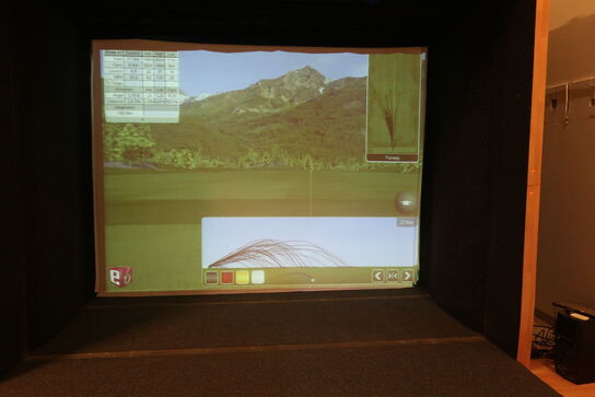 Dobbelt golfsimulator