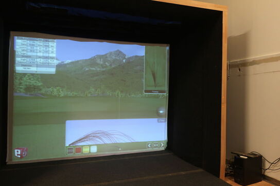 Dobbelt golfsimulator