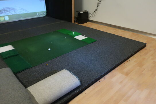 Dobbelt golfsimulator