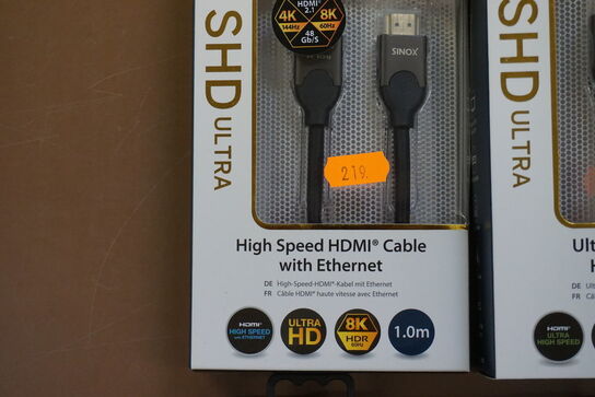 4 stk. HDMI kabler SINOX