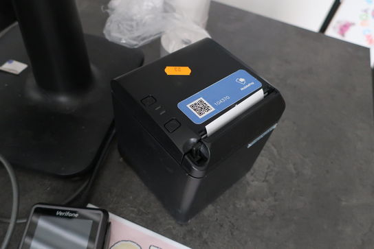 POS terminal, bonprinter, kasseskuffe og scanner