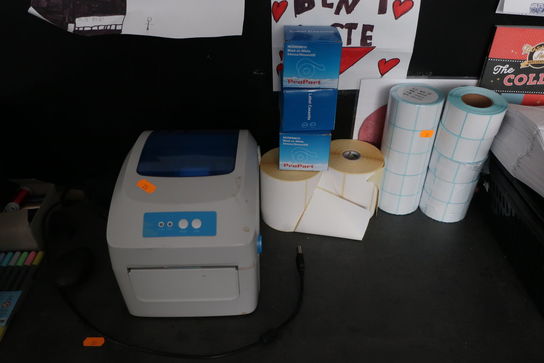 Labelprinter GPRINTER med div. Label