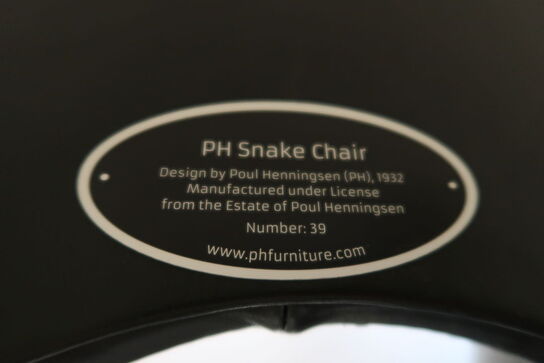 Stol PH102 Snake Chair / Slangestolen no. 39