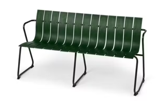 Mater - Ocean Bench - Havebænk - Carlsberg grøn