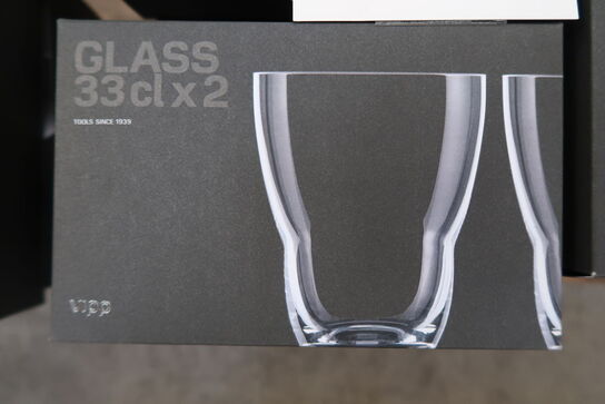 4 stk. Vipp 242 - Glas. - 33 cl