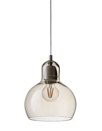 &Tradition Mega Bulb SR2 Pendel Guld med Klar Ledning