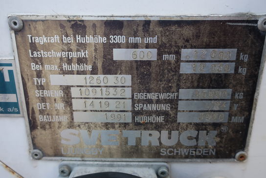 Dieseltruck SVETRUCK 1260-30 12/14 tons